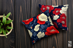 Red and White Patriotic Flowers Pattern Product Image 4