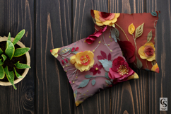 Paper Art Flowers Seamless Patterns Product Image 2