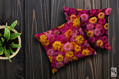 Pink Summer Lantana Flowers Digital Paper Product Image 3