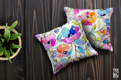 Abstract Watercolor Pastel Floral Patterns Product Image 3