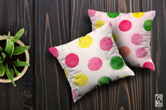 Watercolor Summer Polka Dots Pattern Product Image 3
