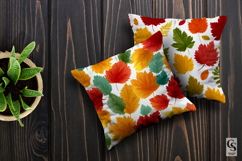 Fall Colorful Leaves Seamless Patterns Product Image 4
