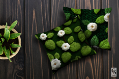 Cute Green White Crochet Flowers Patterns Product Image 3