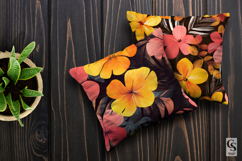 Tropical boho flowers Seamless Patterns Product Image 4