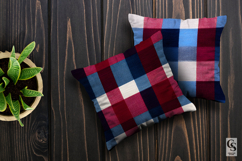 Red Blue Patriotic Plaid Seamless Patterns Product Image 5