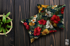 Hawaiian Hibiscus Flowers Seamless Pattern Product Image 2