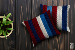 Patriotic Knitted Stripes Seamless Patterns Product Image 3