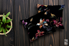 Rhinestone Lily Flowers Seamless Patterns Product Image 3