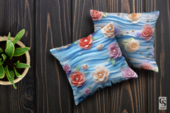 3D Pastel Beaded Roses Seamless Patterns Product Image 3