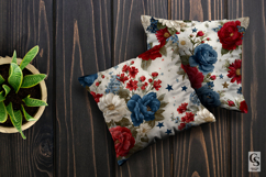 Vintage Patriotic Flowers Seamless Patterns Product Image 3
