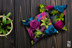 Graffiti Neon Flowers Seamless Pattern Product Image 2