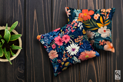 Colorful Botanical Flower Pattern Product Image 3