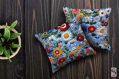 Spring Floral Embroidery Seamless Patterns Product Image 3