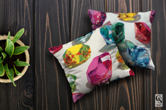 Pop Art Gemstones Seamless Patterns Product Image 3