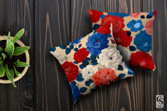 Retro American Flowers Seamless Patterns Product Image 3