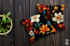 Bold Spring Flowers Seamless Patterns Product Image 3