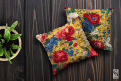 Summer Rococo Flowers Digital Paper Product Image 3