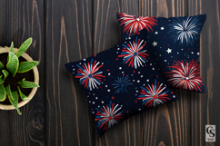 4th of July Fireworks Seamless Patterns Product Image 3
