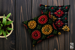 Red Green Yellow Juneteenth Embroidery Seamless Patterns Product Image 4
