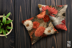 Retro Boho Flowers Seamless Patterns Product Image 5