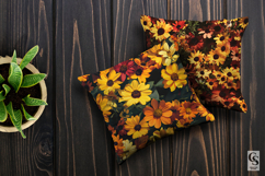 Blanket Flowers Seamless Patterns, Yellow Daytime Florals Product Image 2
