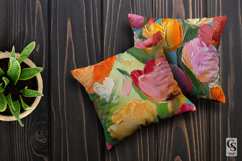 Impasto Painted Tulip Flowers Seamless Pattern Product Image 3