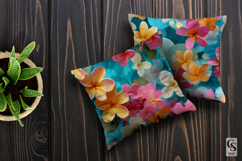 Bright Colorful Plumeria Flowers Patterns Product Image 3