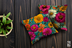 Playful Summer Marigold Flowers Digital Papers Product Image 2