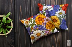 Spring colored flowers Seamless Patterns Product Image 2