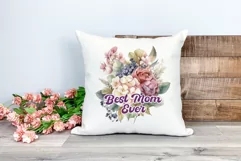 Watercolor Mother's Day Flowers PNG for Sublimation Product Image 2