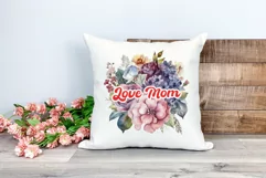 Watercolor Mother's Day Flowers PNG for Sublimation Product Image 2