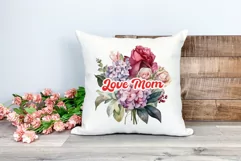 Watercolor Mother's Day Flowers PNG for Sublimation Product Image 2
