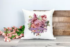 Watercolor Mother's Day Flowers PNG for Sublimation Product Image 2