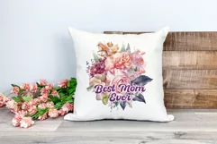 Watercolor Mother's Day Flowers PNG for Sublimation Product Image 2