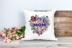 Watercolor Mother's Day Flowers PNG for Sublimation Product Image 2