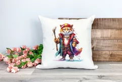 Fantasy Lion Character Watercolor PNG for Sublimation Product Image 2