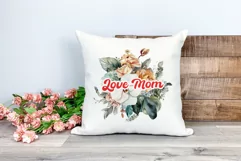 Watercolor Mother's Day Flowers PNG for Sublimation Product Image 2