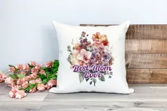 Watercolor Mother's Day Flowers PNG for Sublimation Product Image 2