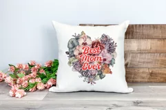 Watercolor Mother's Day Flowers PNG for Sublimation Product Image 2