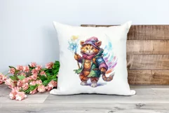 Fantasy Lion Character Watercolor PNG for Sublimation Product Image 2