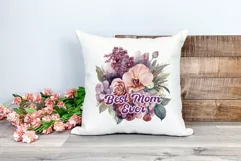 Watercolor Mother's Day Flowers PNG for Sublimation Product Image 2