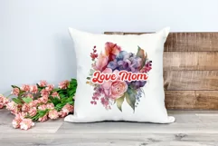Watercolor Mother's Day Flowers PNG for Sublimation Product Image 2