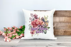 Watercolor Mother's Day Flowers PNG for Sublimation Product Image 2