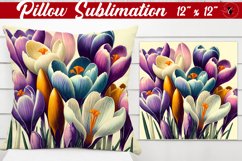 Pillow sublimation | Spring Flowers Product Image 1