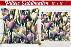 Pillow sublimation | Spring Flowers Product Image 1