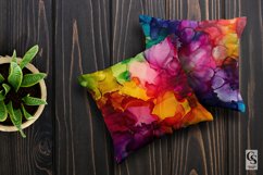 Bright Alcohol Ink Flowers Backgrounds Product Image 3