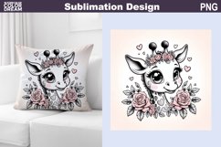 Animals Flowers Pillow Bundle | Cute Animal Roses Product Image 11