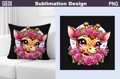 Animals Flowers Pillow Bundle | Cute Animal Roses Product Image 7