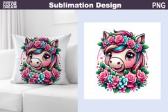 Animals Flowers Pillow Bundle | Cute Animal Roses Product Image 8