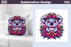 Animals Flowers Pillow Bundle | Cute Animal Roses Product Image 10